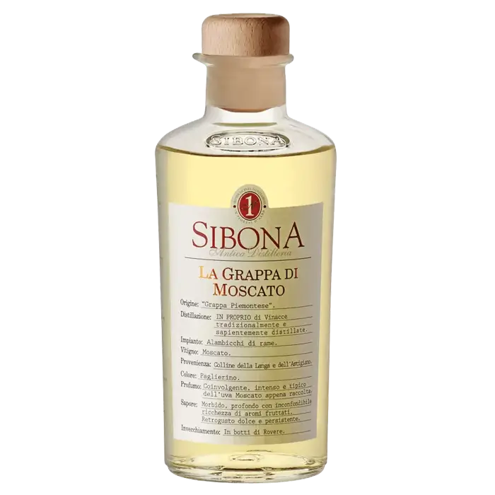 Sibona La Grappa di Moscato